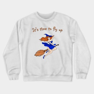 Witch. Halloween. Magic. A daring free woman. Beautiful witch. Crewneck Sweatshirt